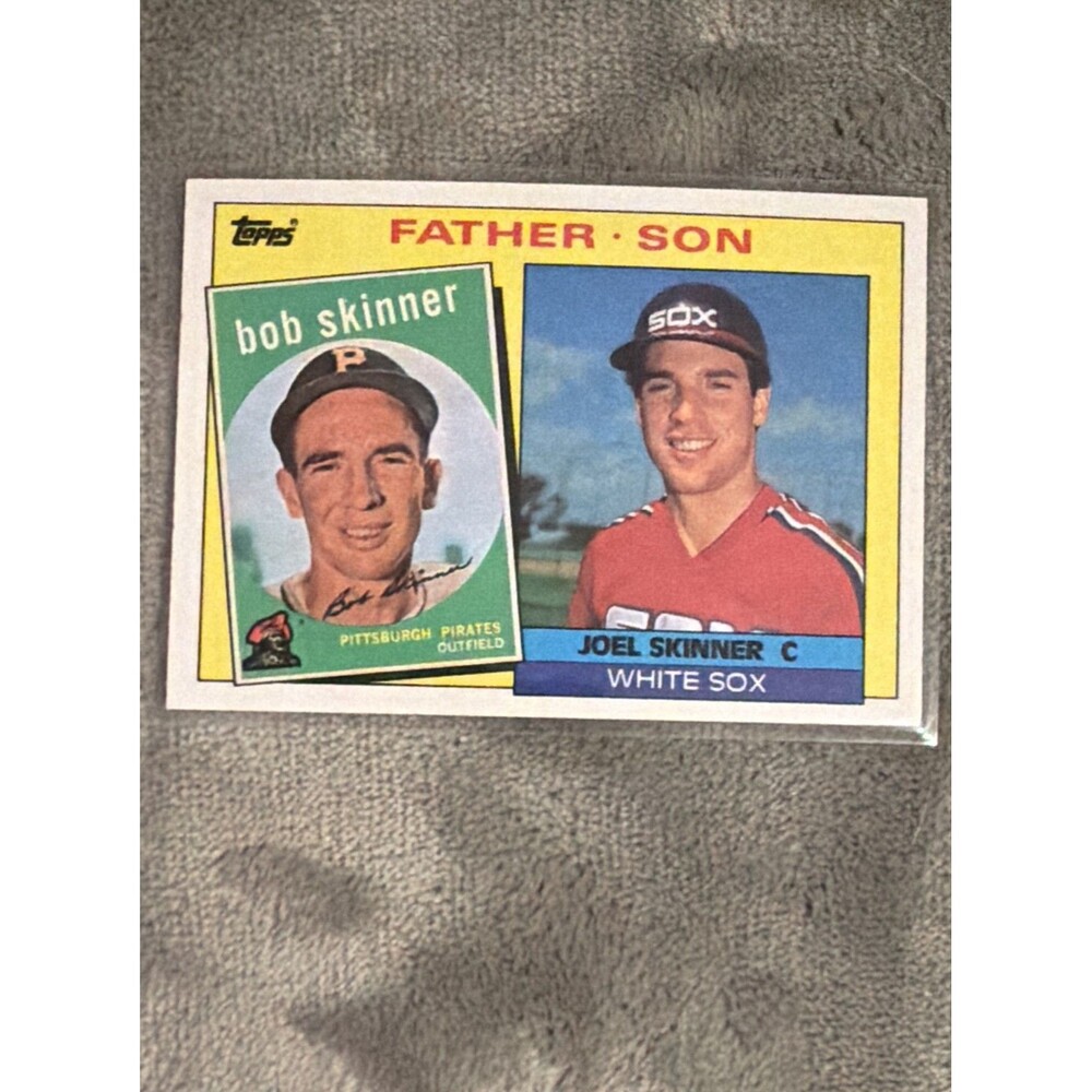1985 Topps - Father - Son Joel Skinner, Bob Skinner #139